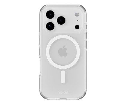 Etui do telefonów Holdit MagSafe Case iPhone 17 Pro Max White/Transparent 16845